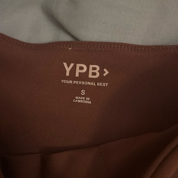 Abercrombie & Fitch Brown and Dark Brown Biker Shorts - Picture 2 of 3